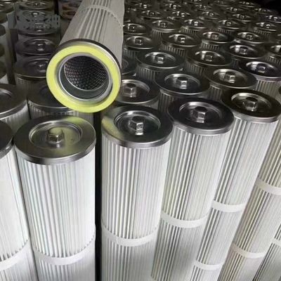 Βιομηχανικό φυσίγγιο φίλτρου σκόνης HEPA Cyclone 3 Lugs Συλλέκτης φλάντζας για ανεμογεννήτρια